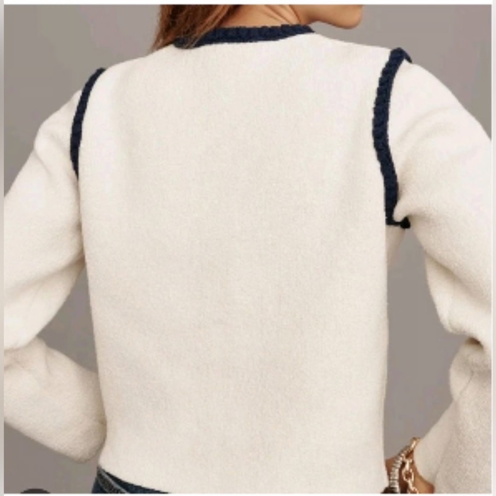NEW Anthropologie button Blazer by Maeve Large - Picture 4 of 10